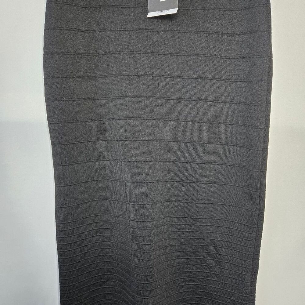 NWT Women's Topshop Black Stretch Pencil Skirt. US women's size 8.